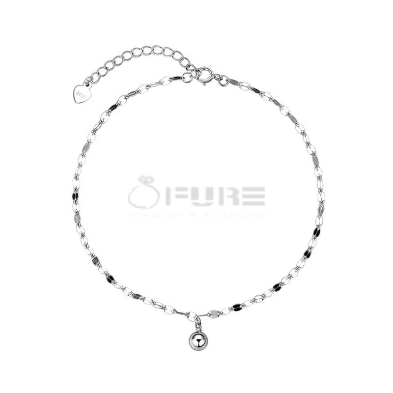 Silver Lace Linked Chain Ankle Bracelet Boho Foot Anklet Women Girls Jewellery