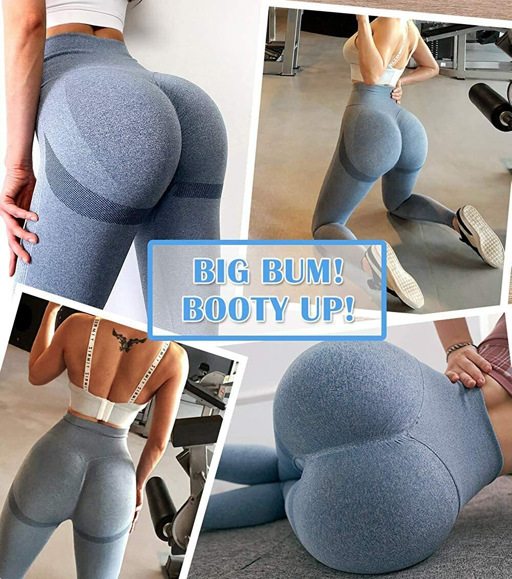 Women Seamless Long Sleeve Crop Top Yoga Suit Gym Leggings Pants Gym Workout Set